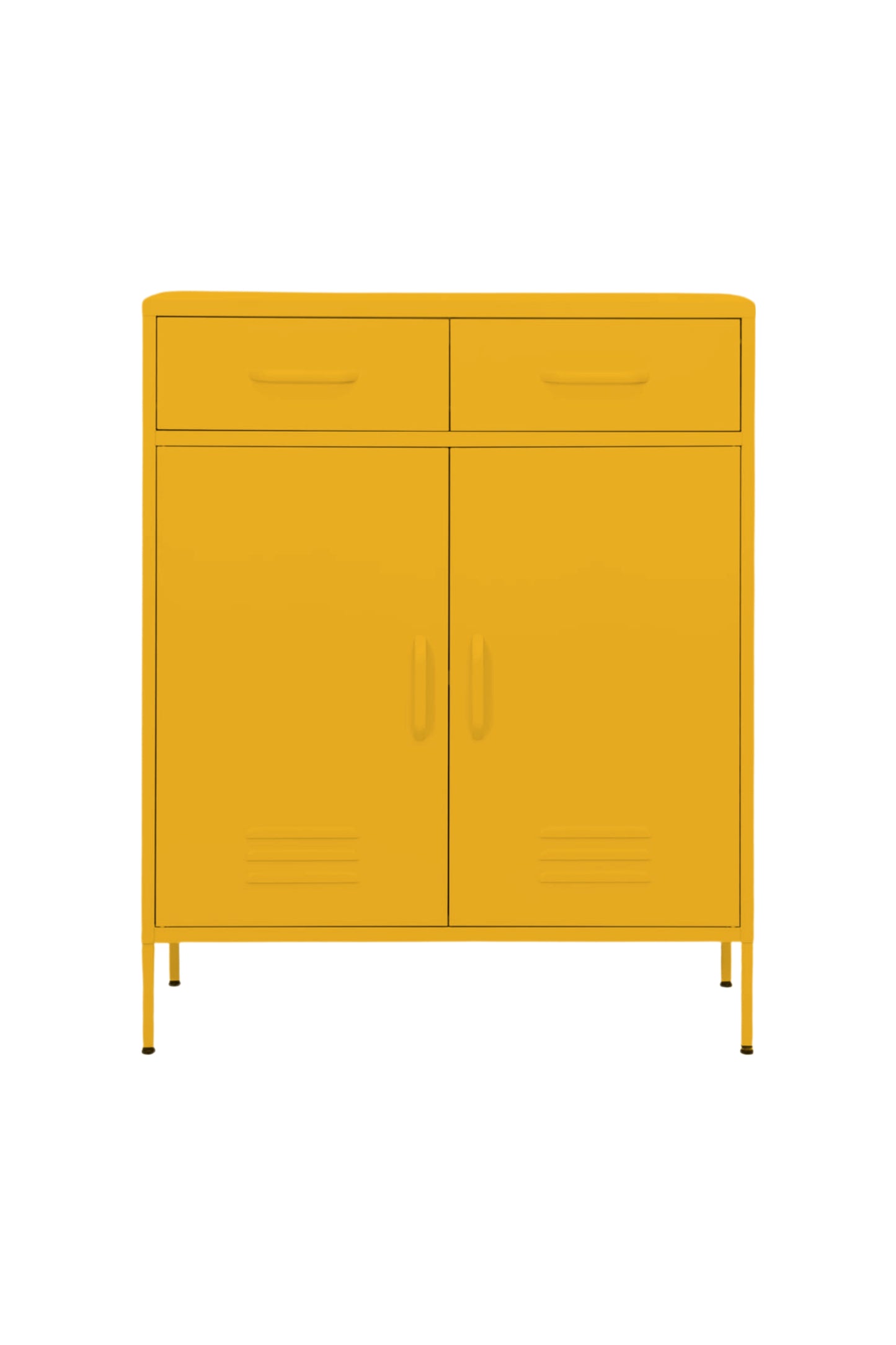 Double Scoop in Butter Salted Caramel - Modern Media Cabinet-Storage Cabinet