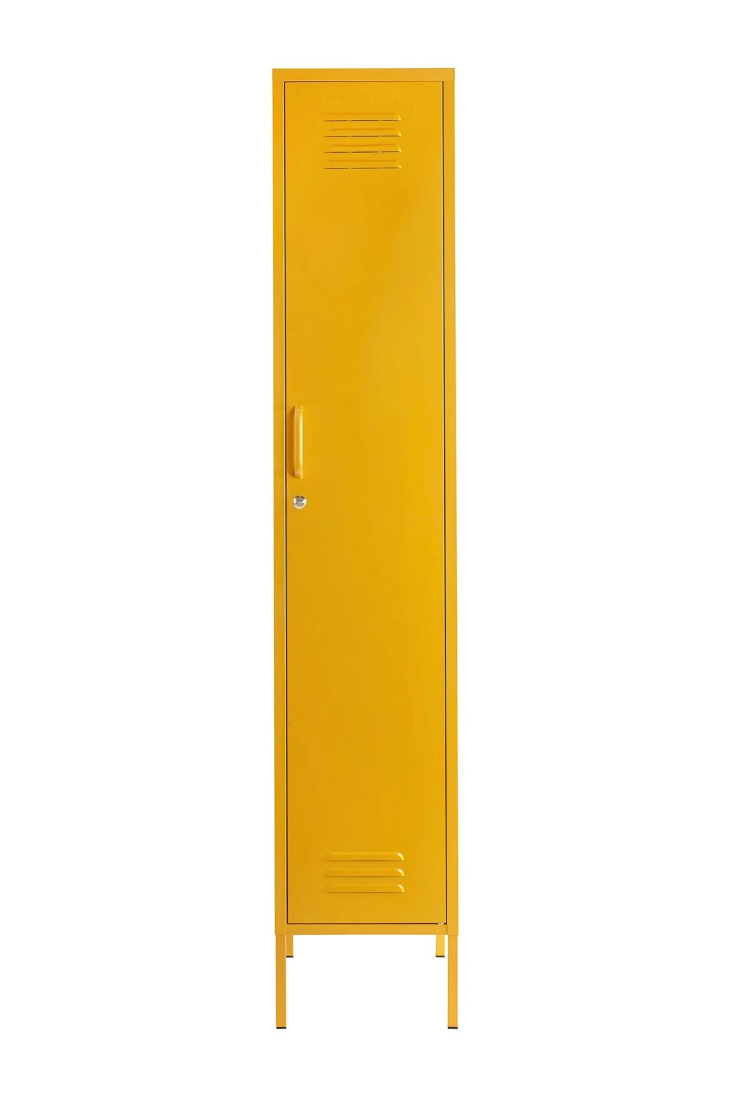 Single Dip in Butter Salted Caramel - Modern Steel Locker - Storage Cupboard - Right Door Opening