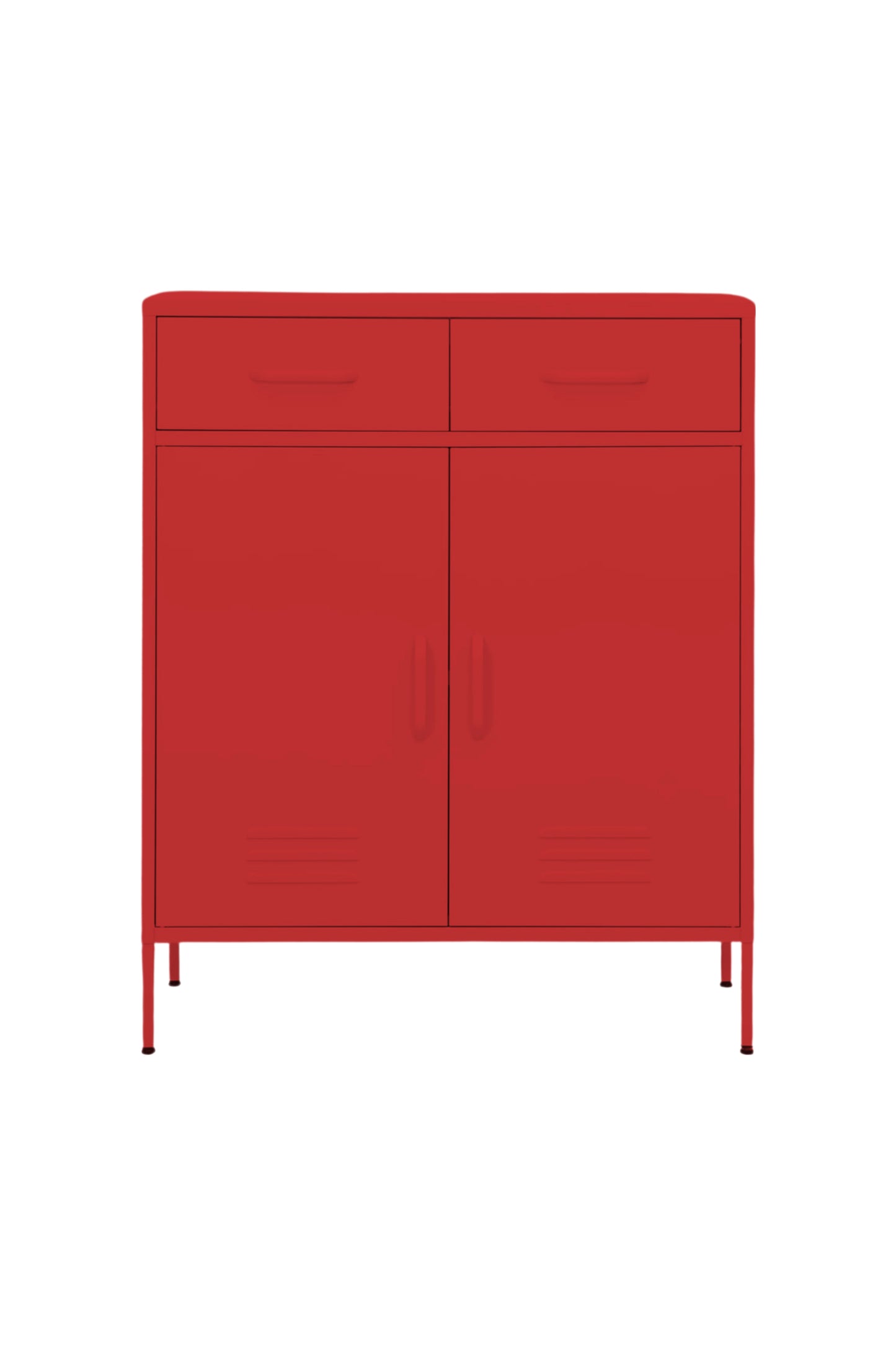 Double Scoop in Cherry Bombshell - Modern Media Cabinet-Storage Cabinet