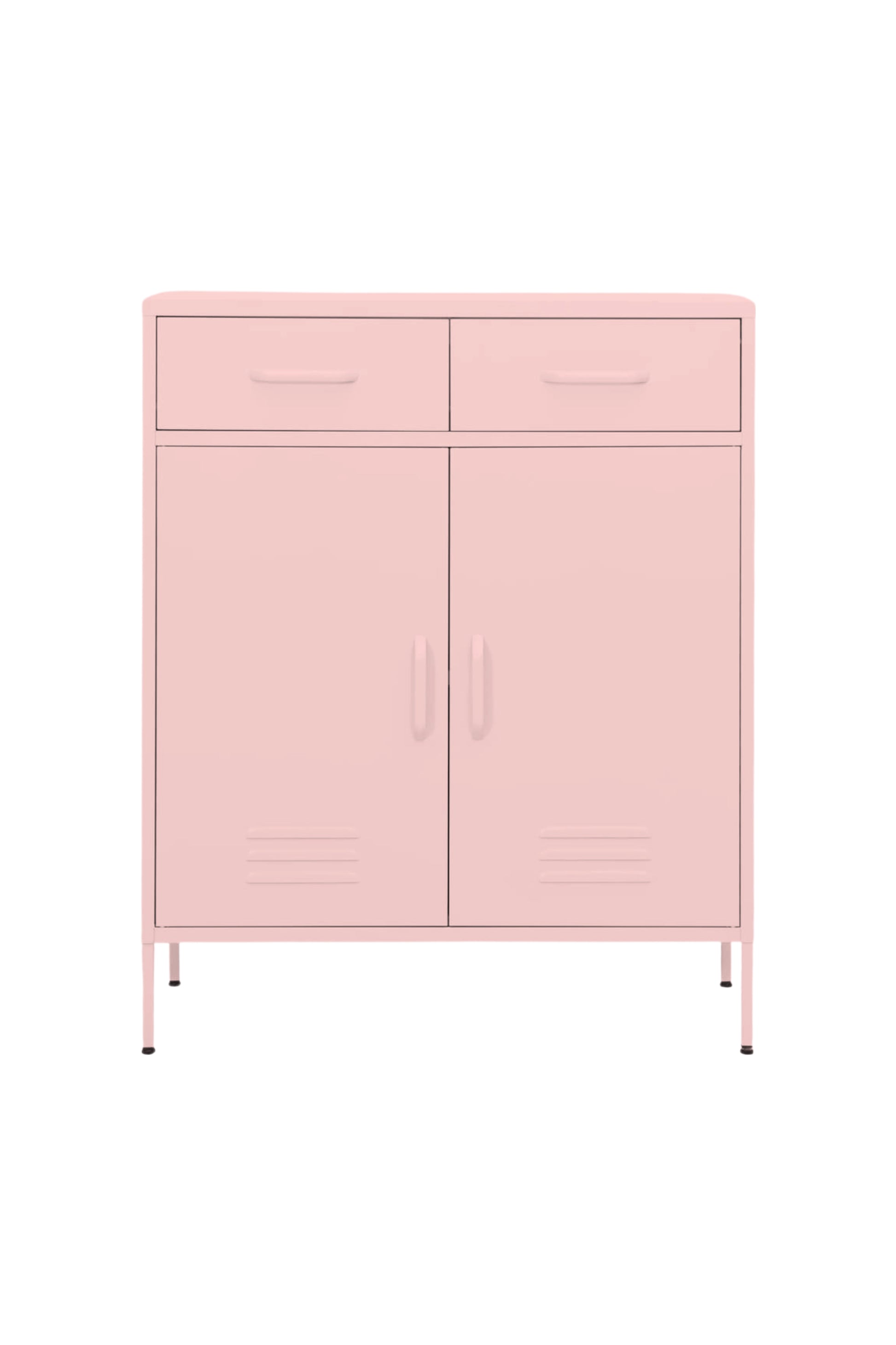 Double Scoop in Strawberry Cupcake - Modern Media Cabinet-Storage Cabinet