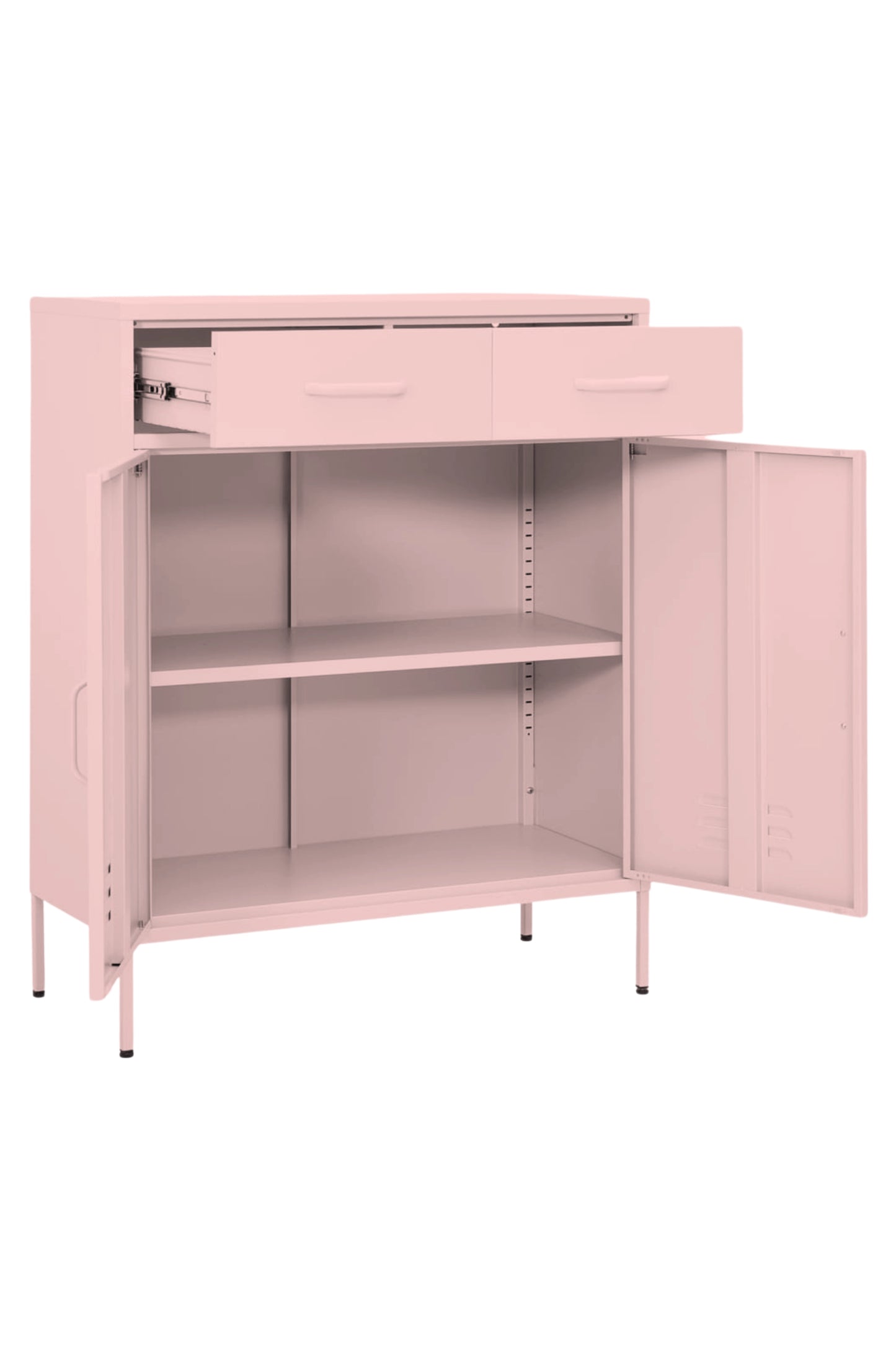 Double Scoop in Strawberry Cupcake - Modern Media Cabinet-Storage Cabinet