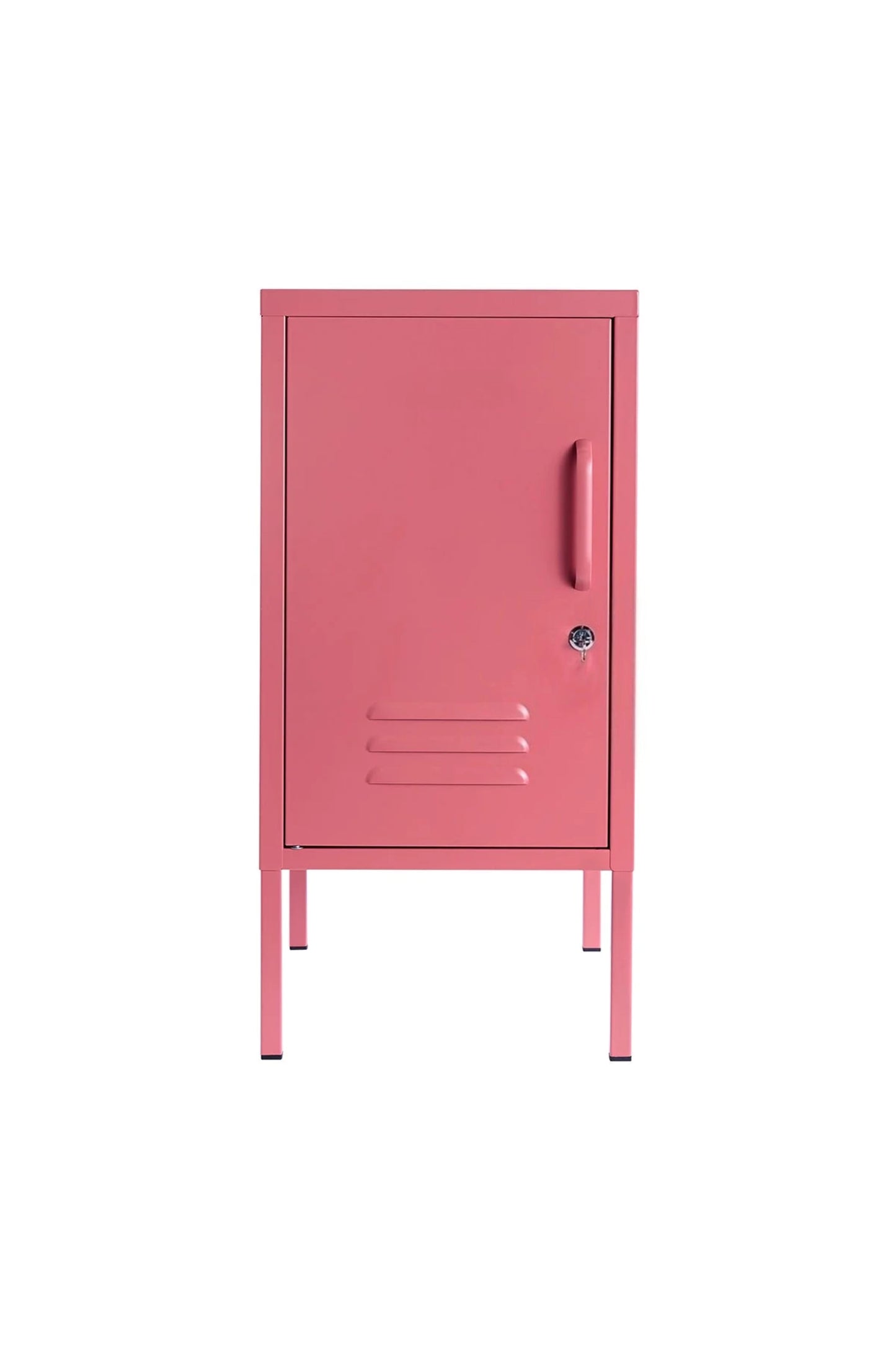Little Delight in Berrylicious  - Modern Steel Pedestal - Storage Cabinet - Left Door Opening