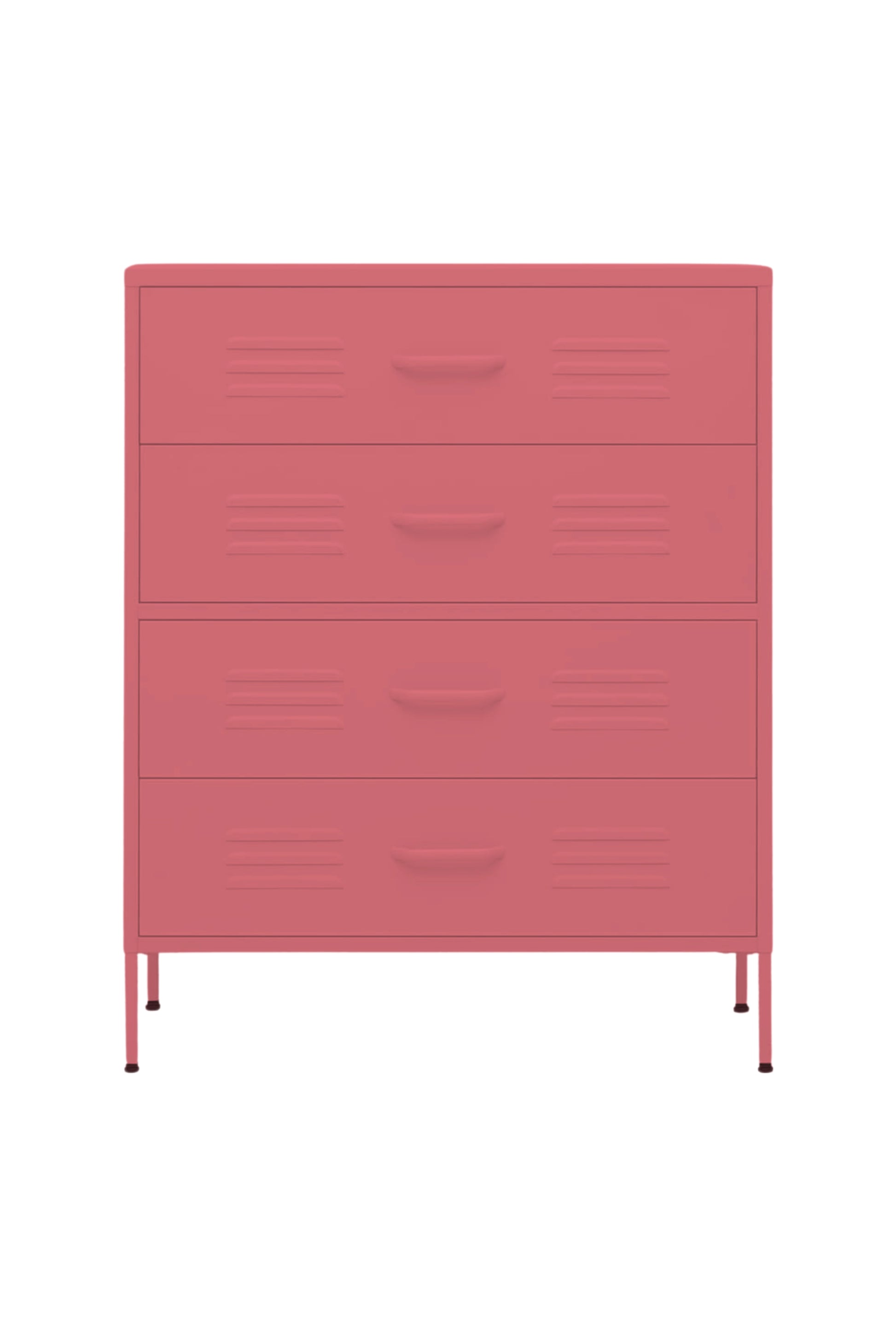 Quattro Treat in Berrylicious - Modern 4 Door Drawer- Storage Drawer