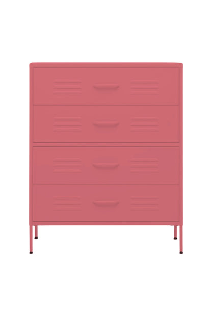 Quattro Treat in Berrylicious - Modern 4 Door Drawer- Storage Drawer
