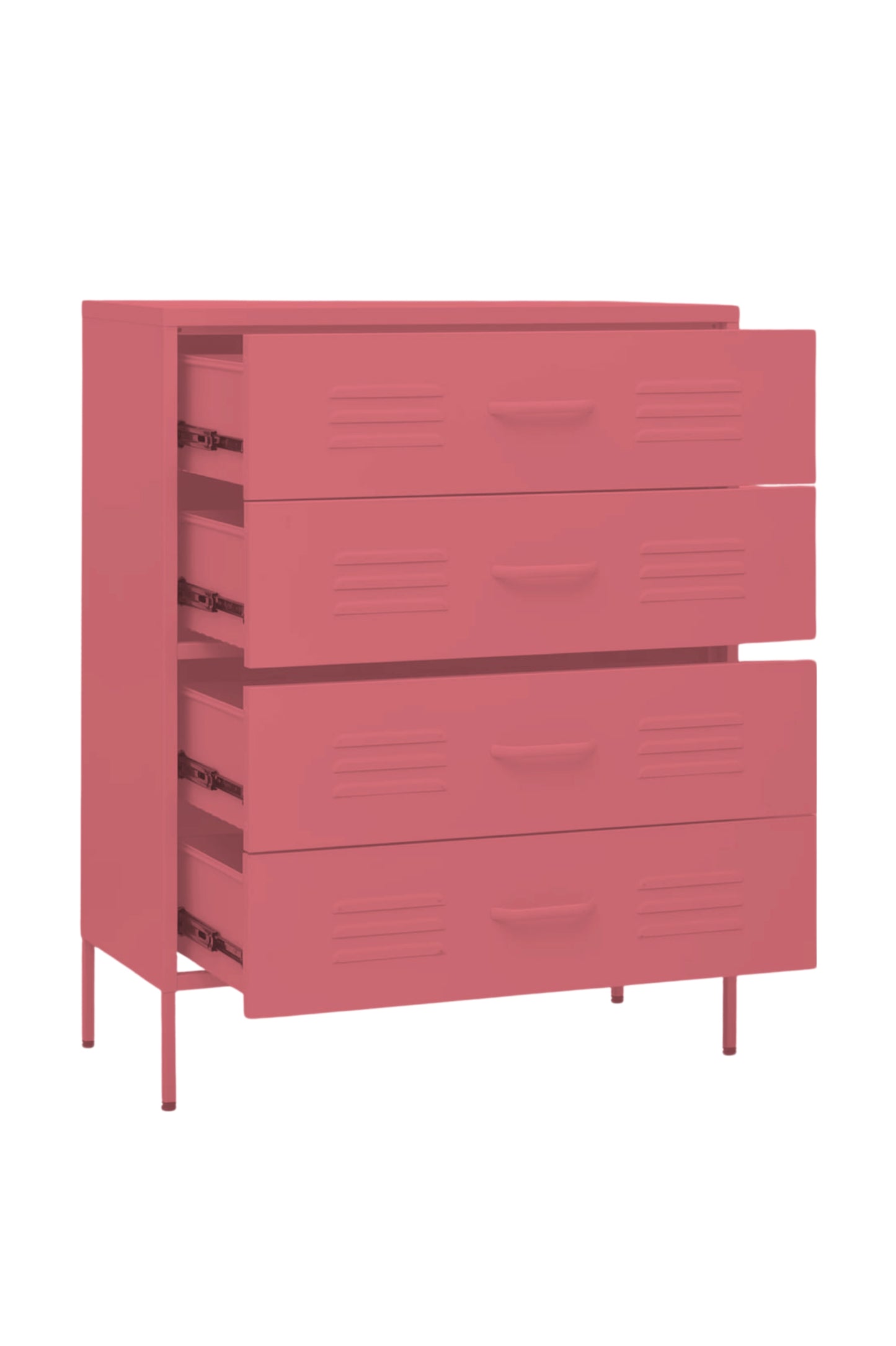 Quattro Treat in Berrylicious - Modern 4 Door Drawer- Storage Drawer