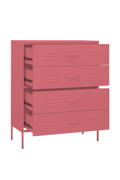 Quattro Treat in Berrylicious - Modern 4 Door Drawer- Storage Drawer
