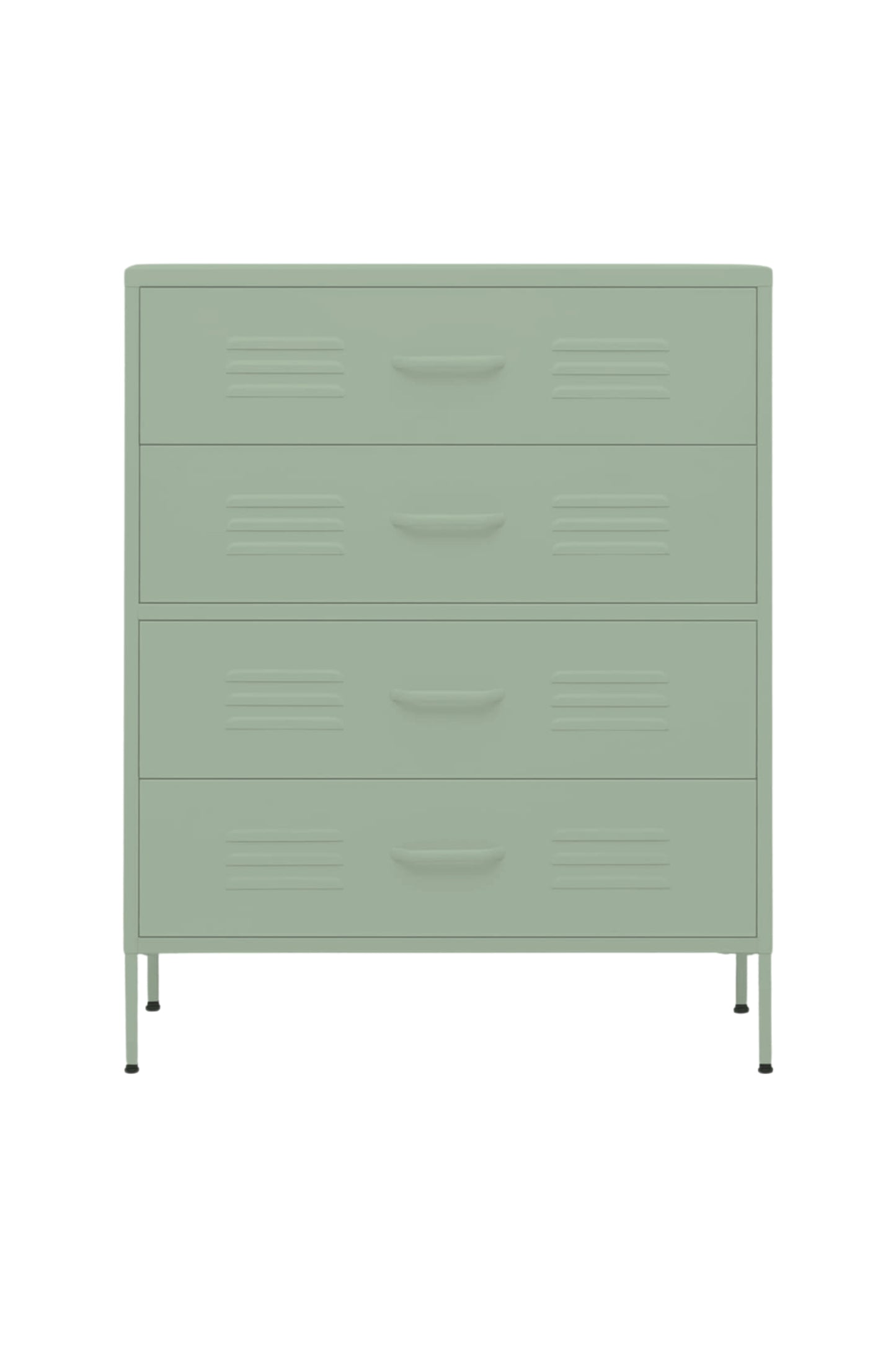Quattro Treat in Cool Mint - Modern 4 Door Drawer- Storage Drawer