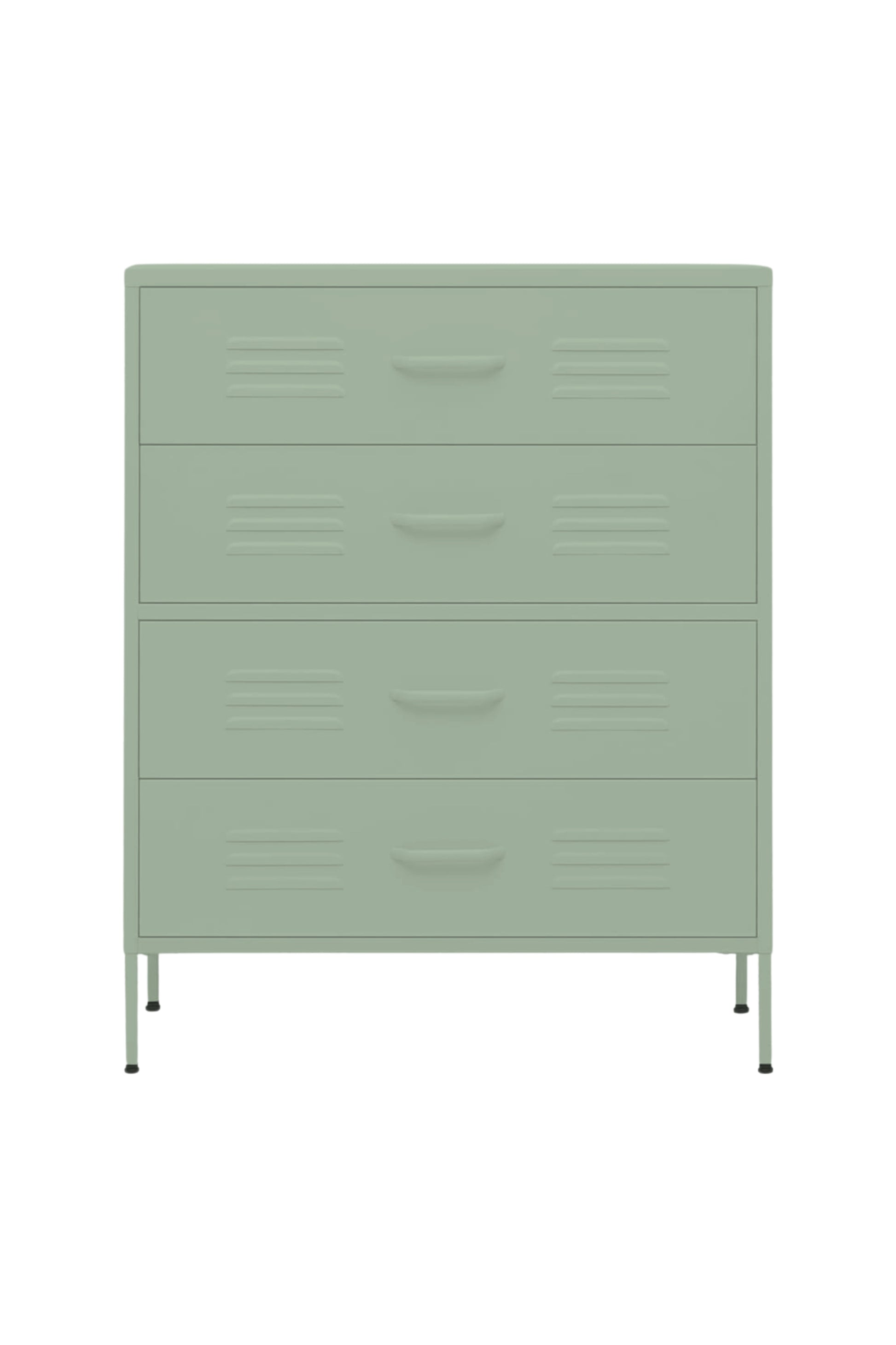 Quattro Treat in Cool Mint - Modern 4 Door Drawer- Storage Drawer