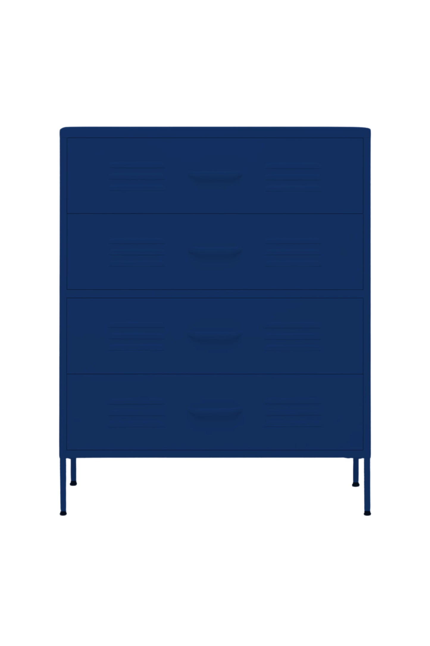 Quattro Treat in Midnight Blueberry - Modern 4 Door Drawer- Storage Drawer