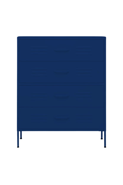 Quattro Treat in Midnight Blueberry - Modern 4 Door Drawer- Storage Drawer