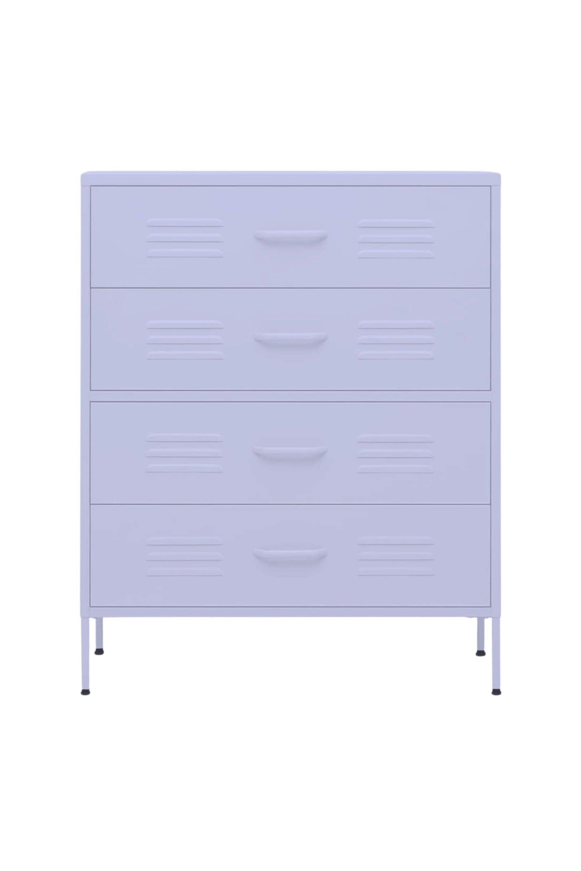 Quattro Treat in Taro Milk - Modern 4 Door Drawer- Storage Drawer