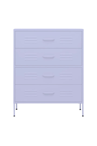 Quattro Treat in Taro Milk - Modern 4 Door Drawer- Storage Drawer