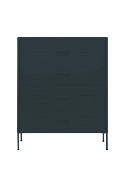 Quattro Treat in Twisted Liquorice - Modern 4 Door Drawer- Storage Drawer