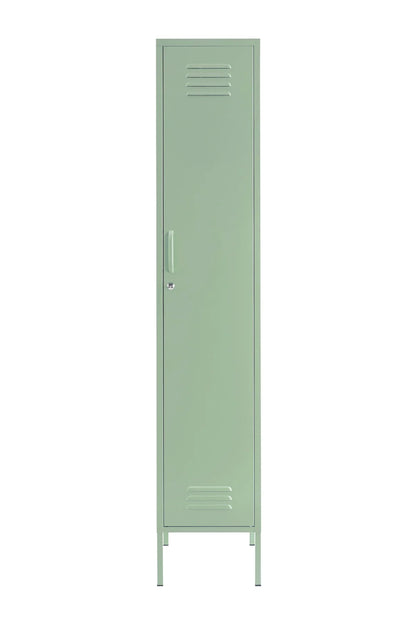 Single Dip in Cool Mint - Modern Steel Locker - Storage Cupboard - Right Door Opening