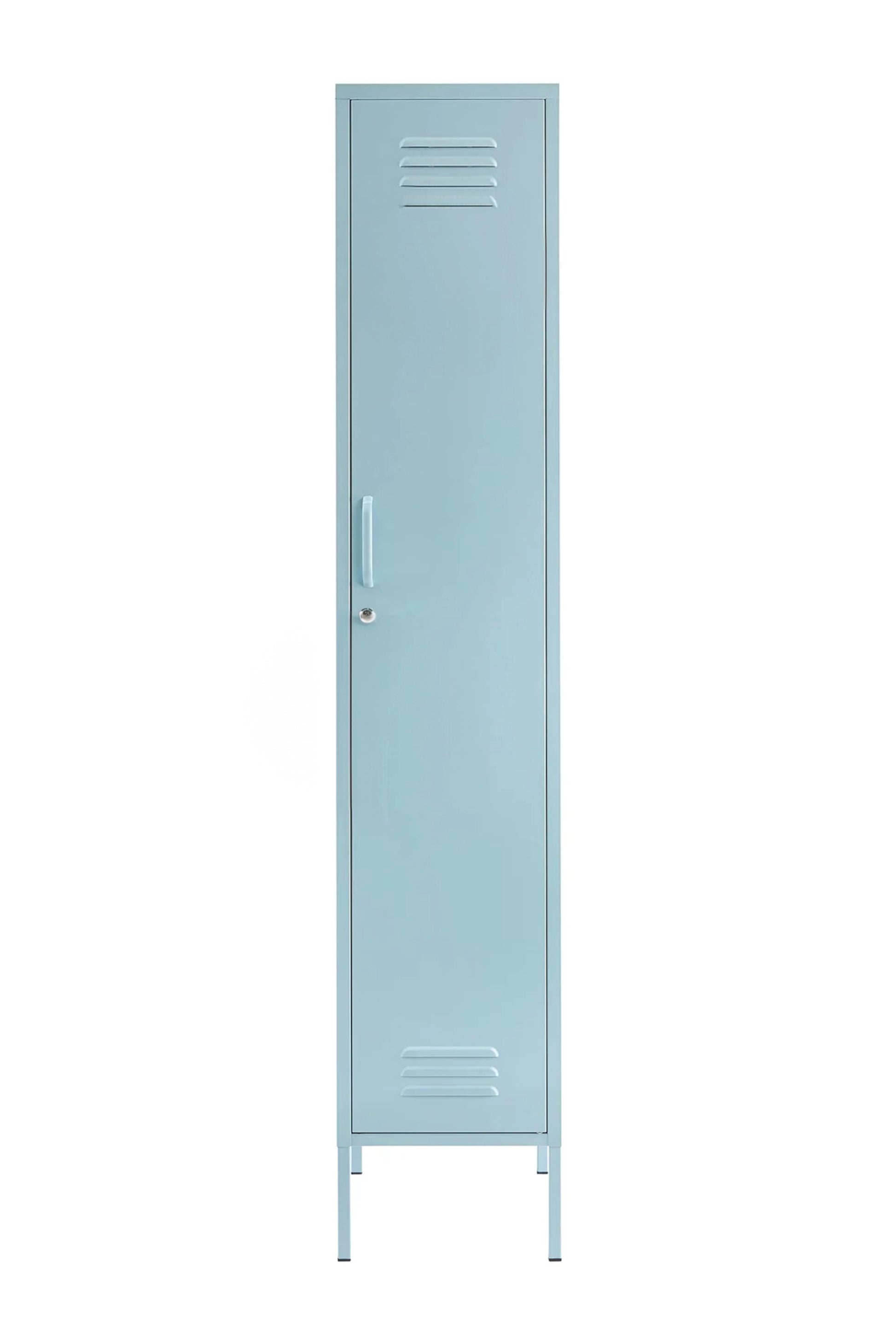 Single Dip in Double Bubblegum - Modern Steel Locker - Storage Cupboard - Right Door Opening