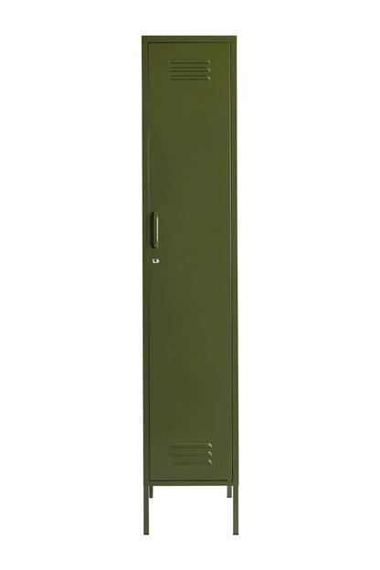 Single Dip in Matcha Latte - Modern Steel Locker - Storage Cupboard - Right Door Opening