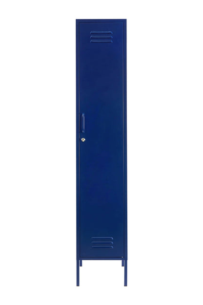 Single Dip in Midnight Blueberry - Modern Steel Locker - Storage Cupboard - Right Door Opening