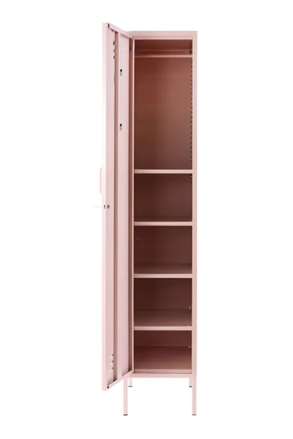 Single Dip in Strawberry Cupcake - Modern Steel Locker - Storage Cupboard - Left Door Opening