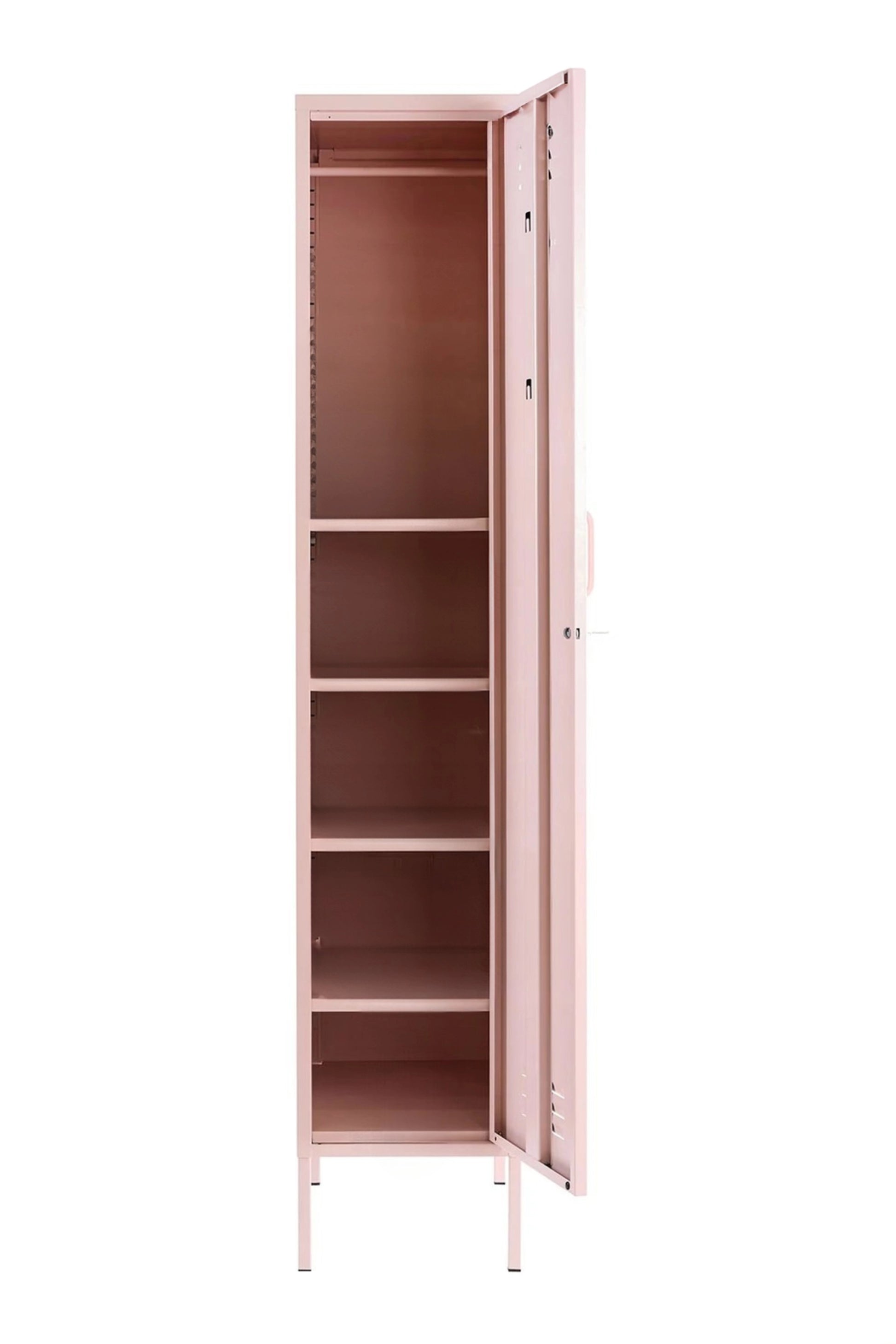 Single Dip in Strawberry Cupcake - Modern Steel Locker - Storage Cupboard - Right Door Opening