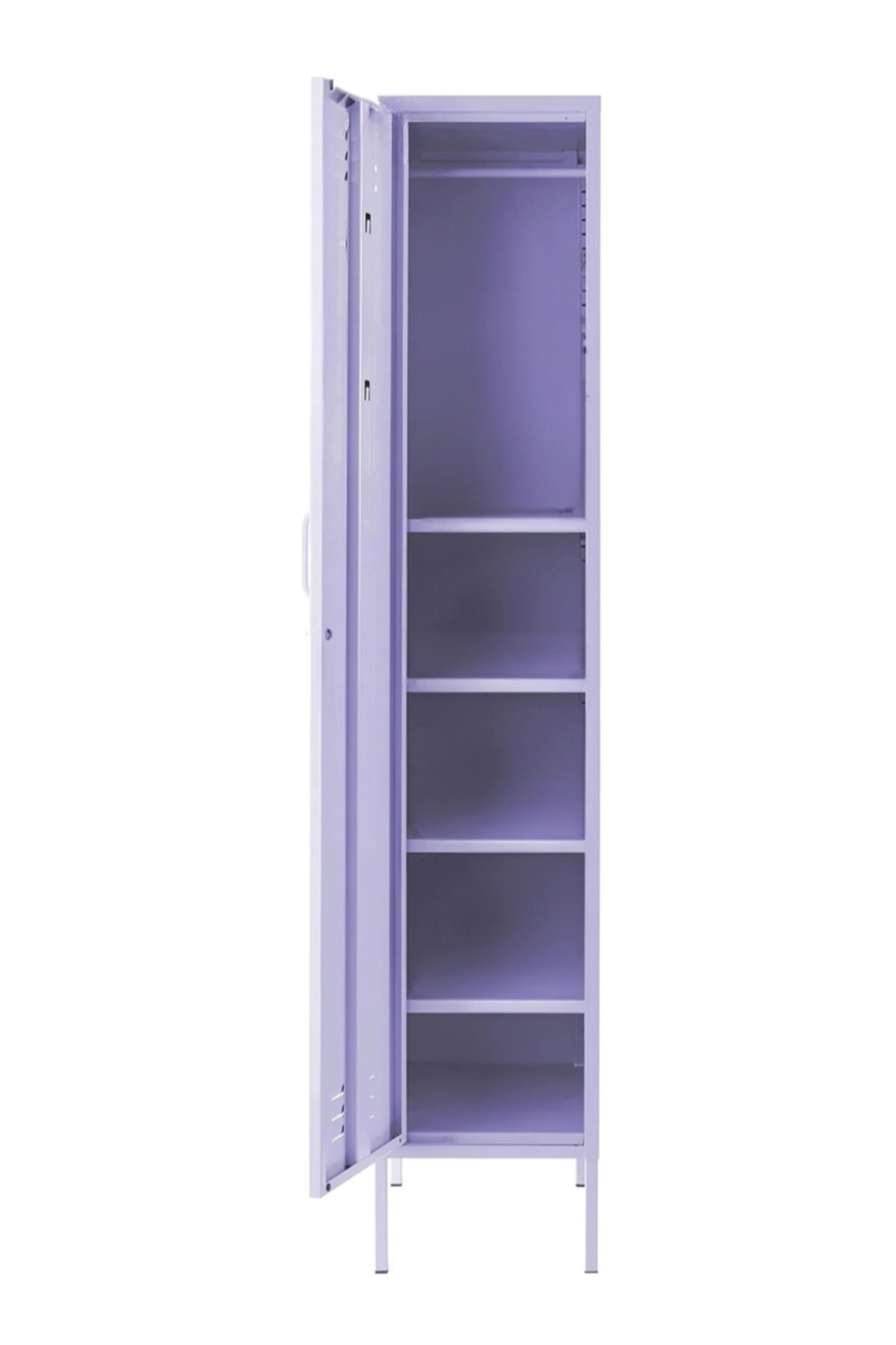 Single Dip in Taro Milk - Modern Steel Locker - Storage Cupboard - Left Door Opening