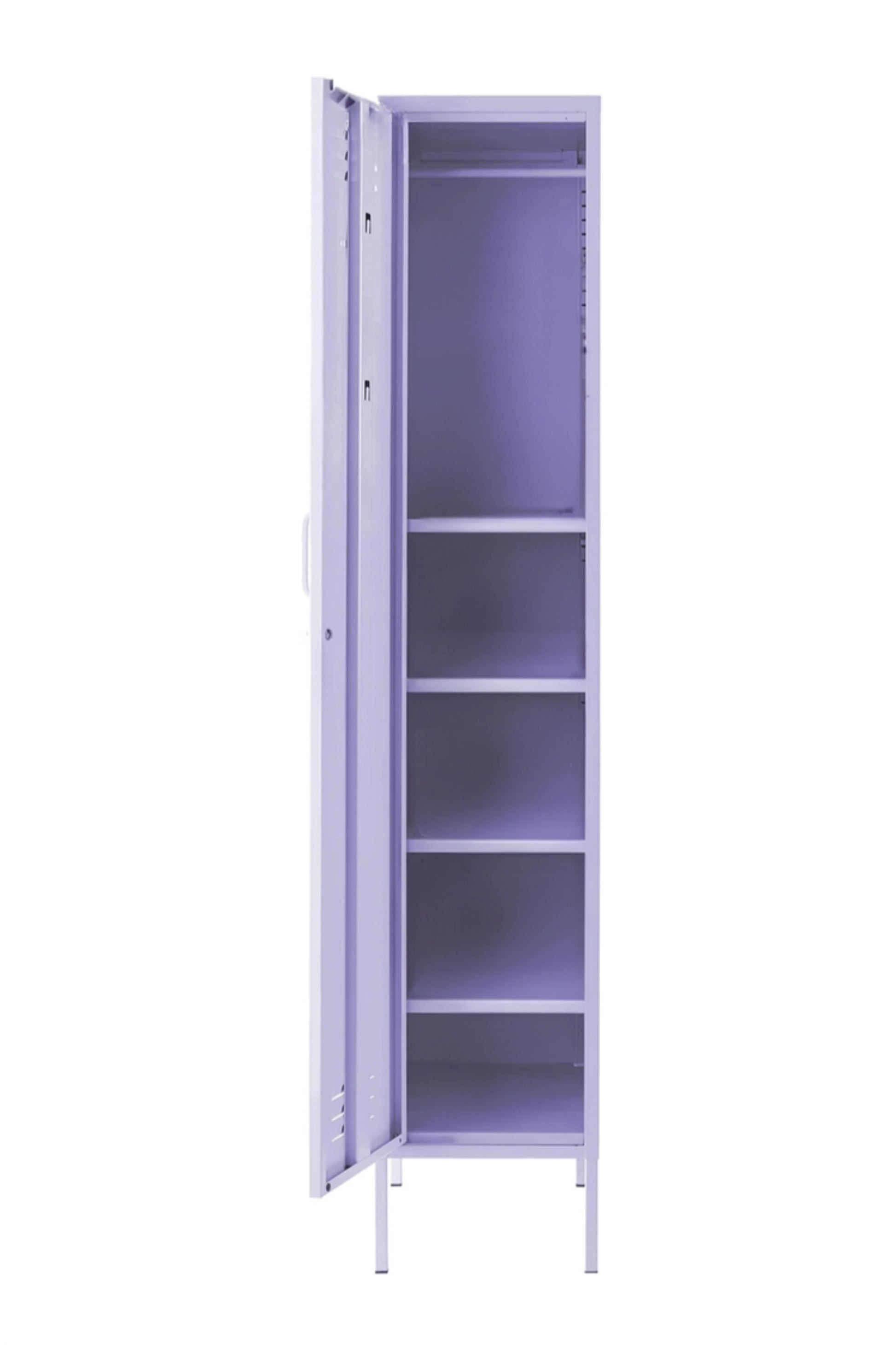 Single Dip in Taro Milk - Modern Steel Locker - Storage Cupboard - Left Door Opening