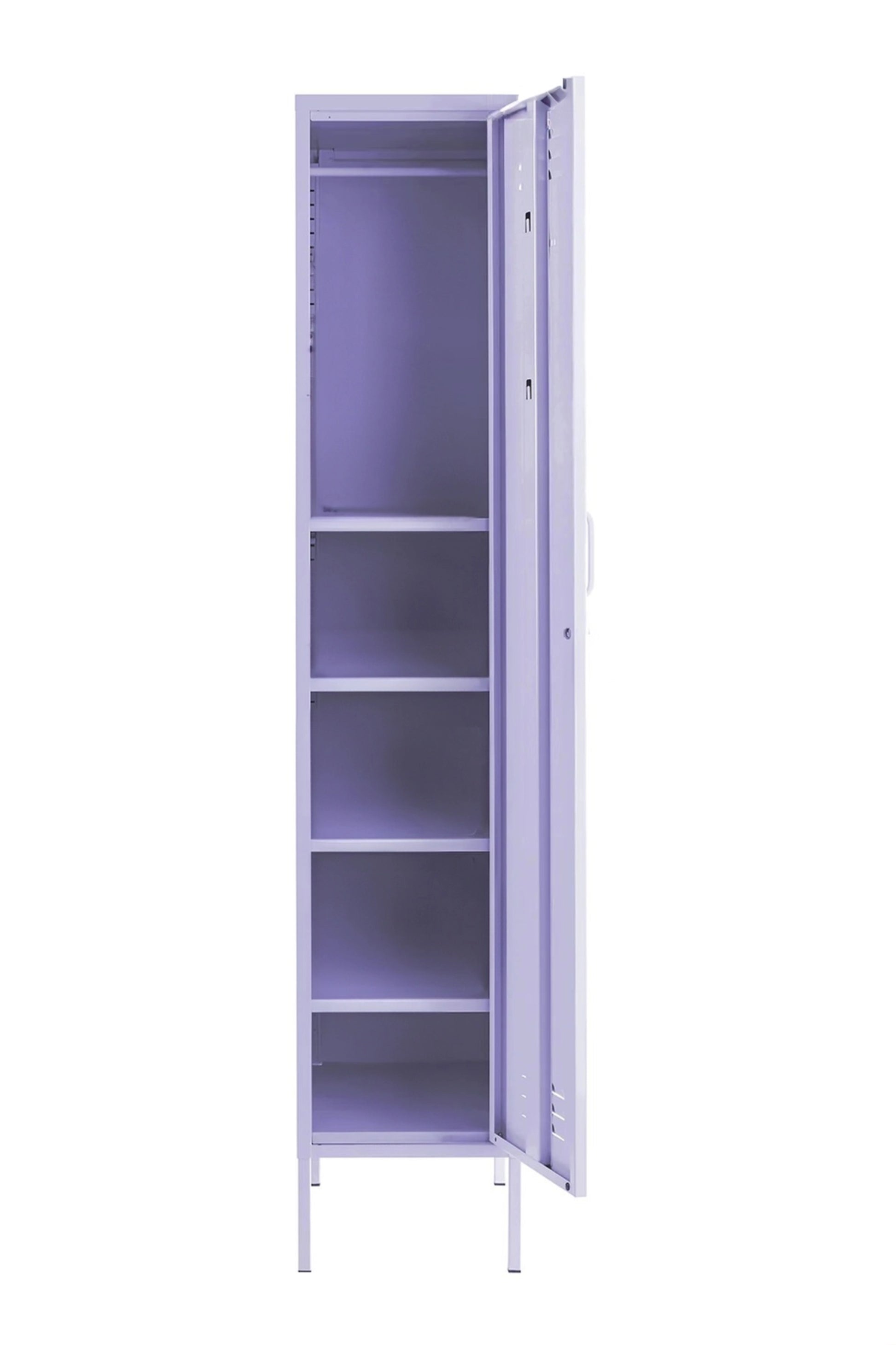Single Dip in Taro Milk - Modern Steel Locker - Storage Cupboard - Right Door Opening