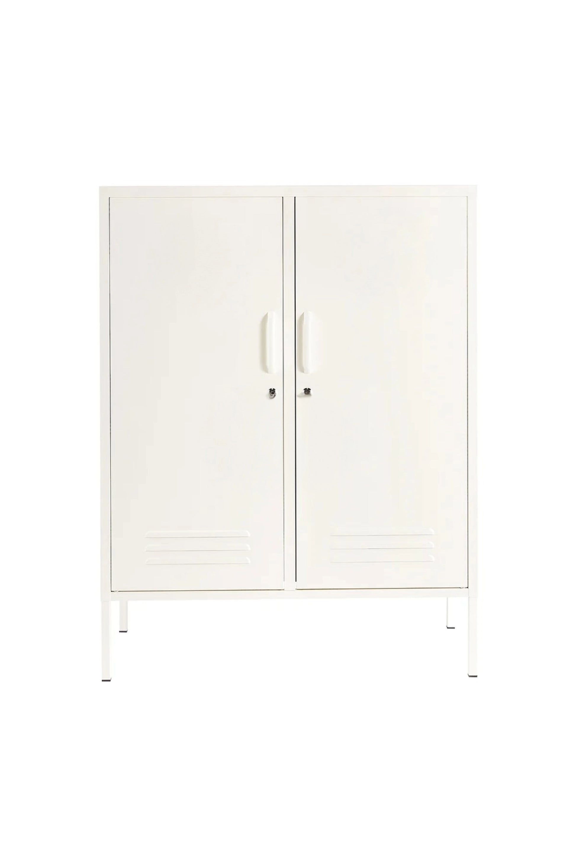 Standard Scoop in Coconut Cream - Modern Steel Locker - Storage Cabinet