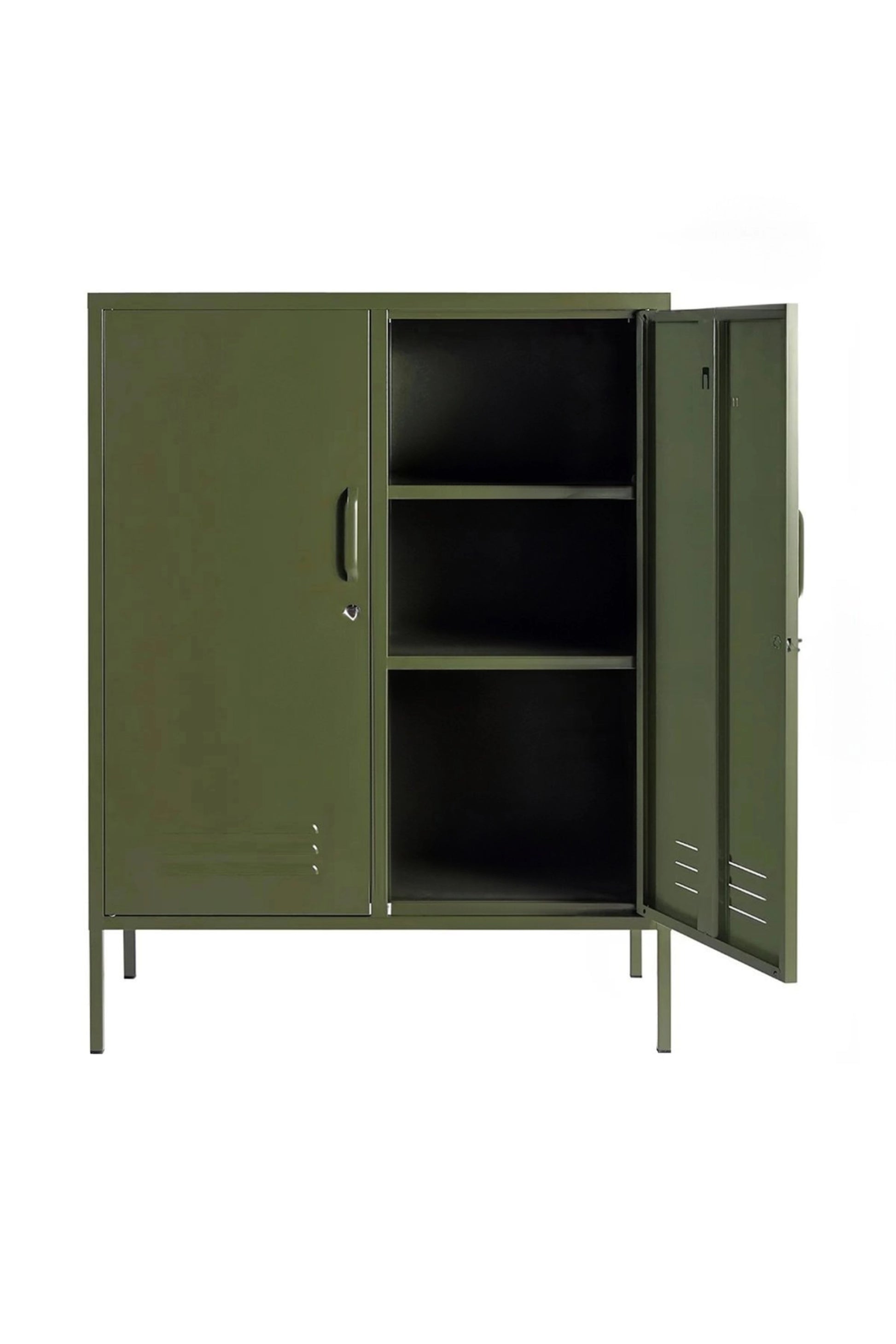 Standard Scoop in Matcha Latte - Modern Steel Locker - Storage Cabinet