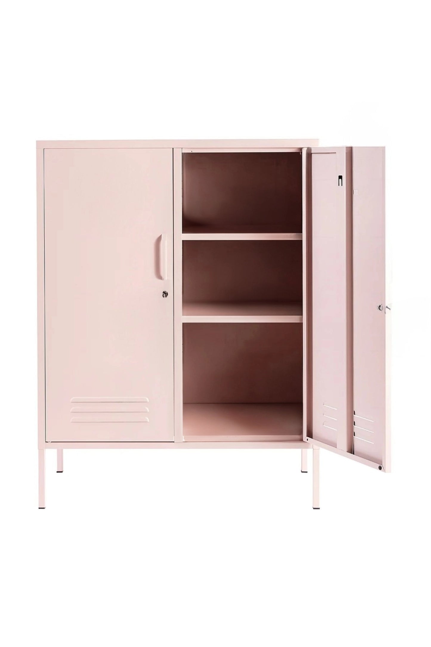 Standard Scoop in Strawberry Cupcake - Modern Steel Locker - Storage Cabinet