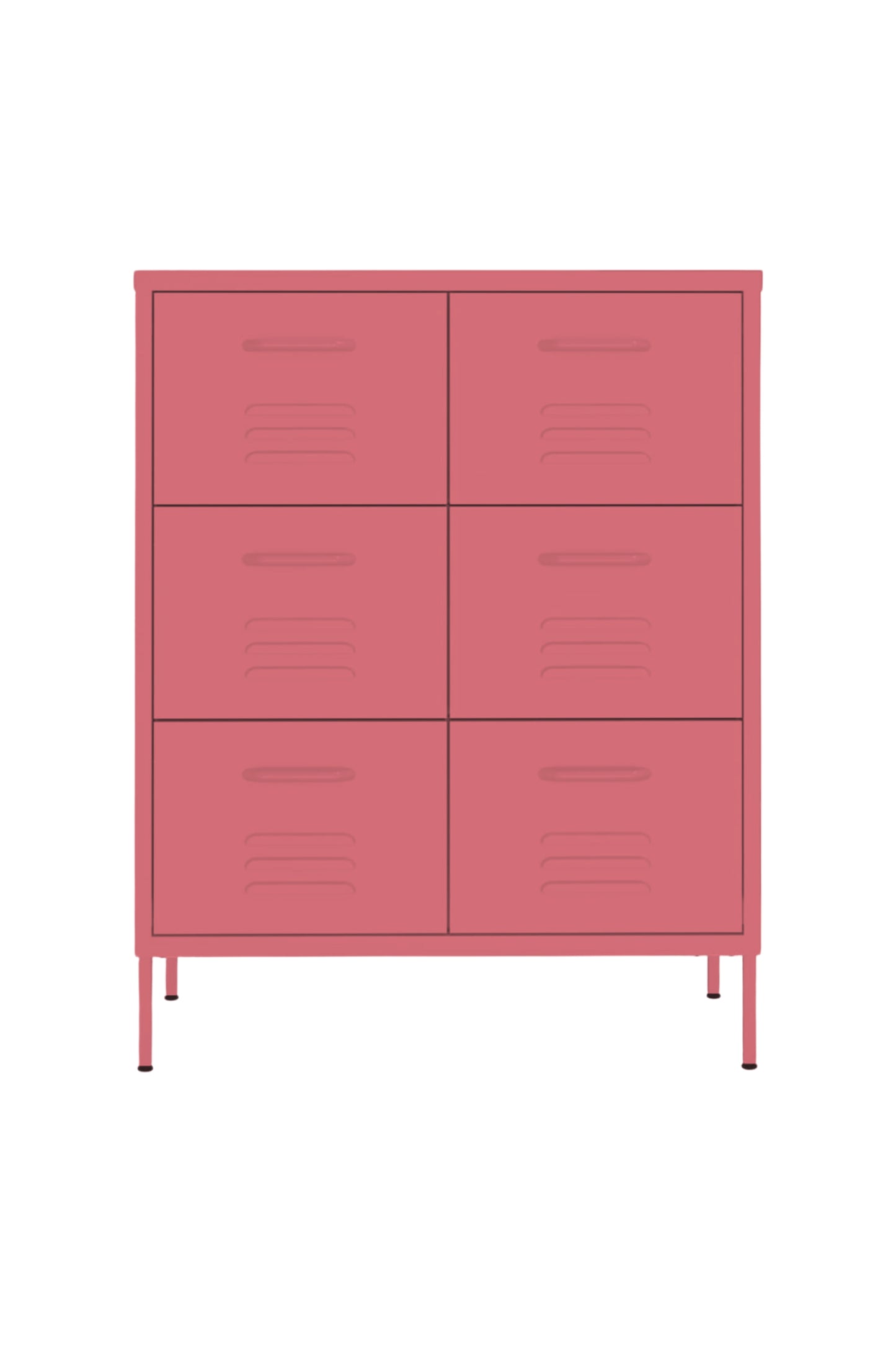 Super Scoop in Berrylicious - Modern 6 Door Drawer- Storage Drawer