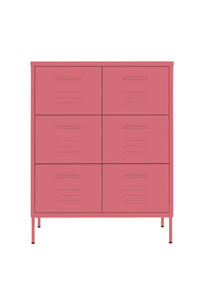 Super Scoop in Berrylicious - Modern 6 Door Drawer- Storage Drawer