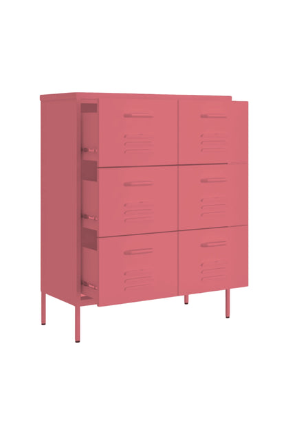 Super Scoop in Berrylicious - Modern 6 Door Drawer- Storage Drawer