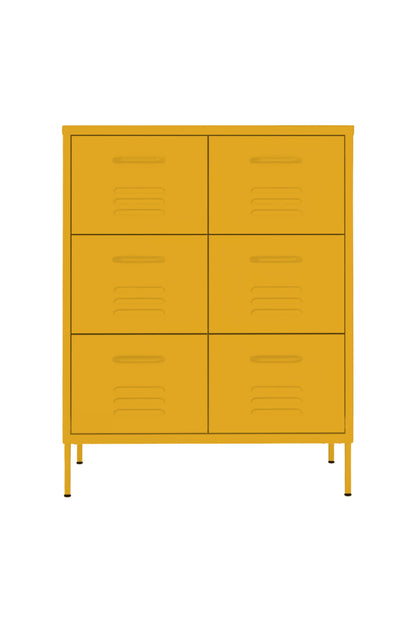 Super Scoop in Butter Salted Caramel - Modern 6 Door Drawer- Storage Drawer
