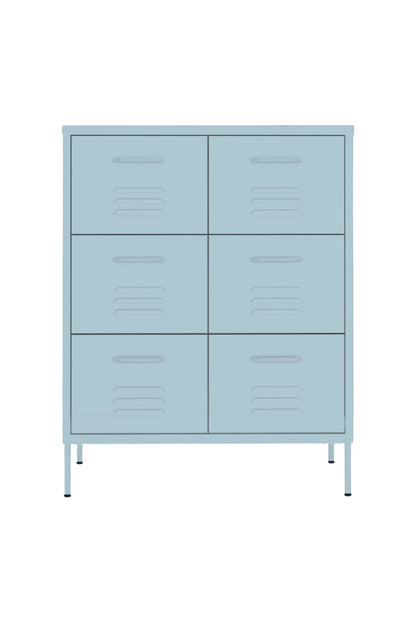 Super Scoop in Double Bubblegum - Modern 6 Door Drawer- Storage Drawer