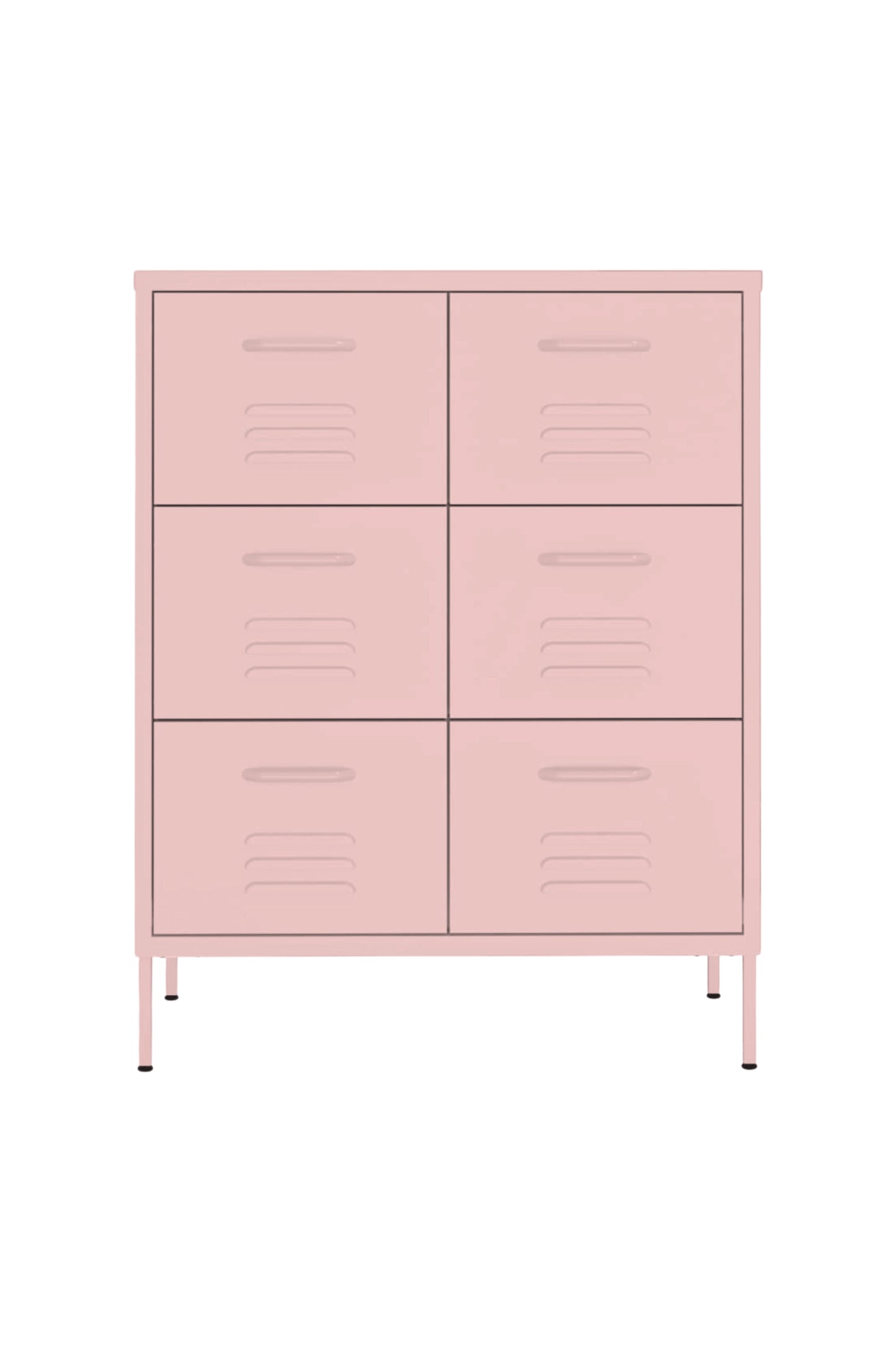Super Scoop in Strawberry Cupcake - Modern 6 Door Drawer- Storage Drawer