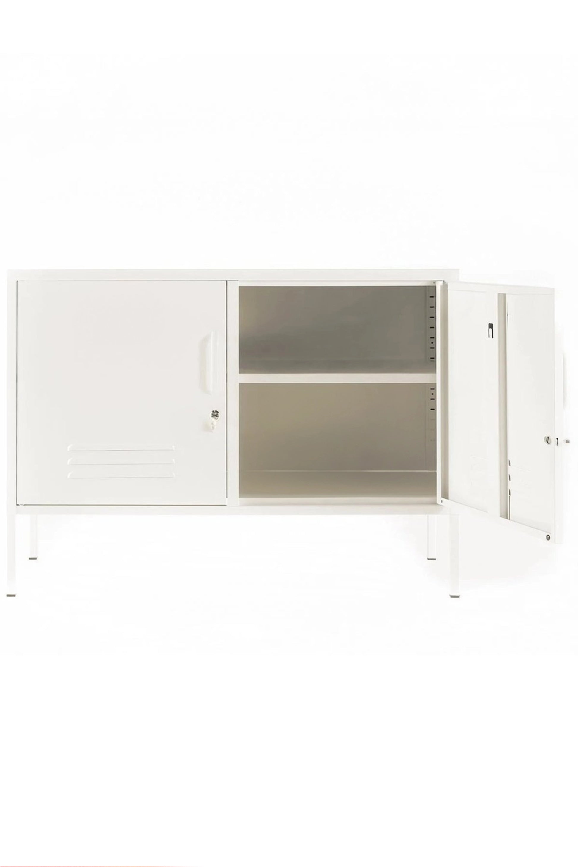 Tiny Treat in Coconut Cream - Modern Meda Cabinet - Storage Cabinet