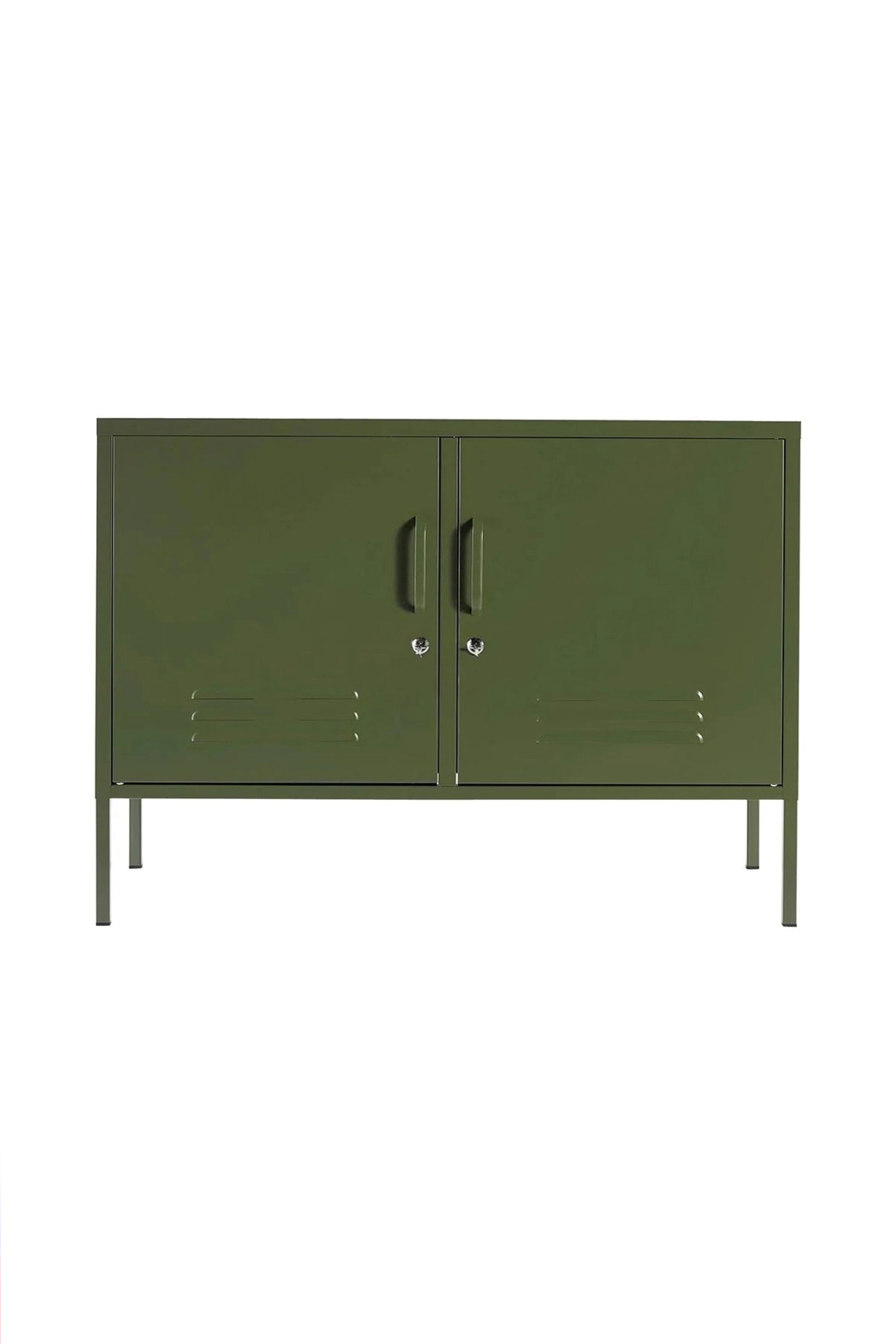 Tiny Treat in Matcha Latte - Modern Meda Cabinet - Storage Cabinet