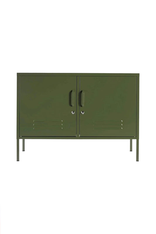 Tiny Treat in Matcha Latte - Modern Meda Cabinet - Storage Cabinet