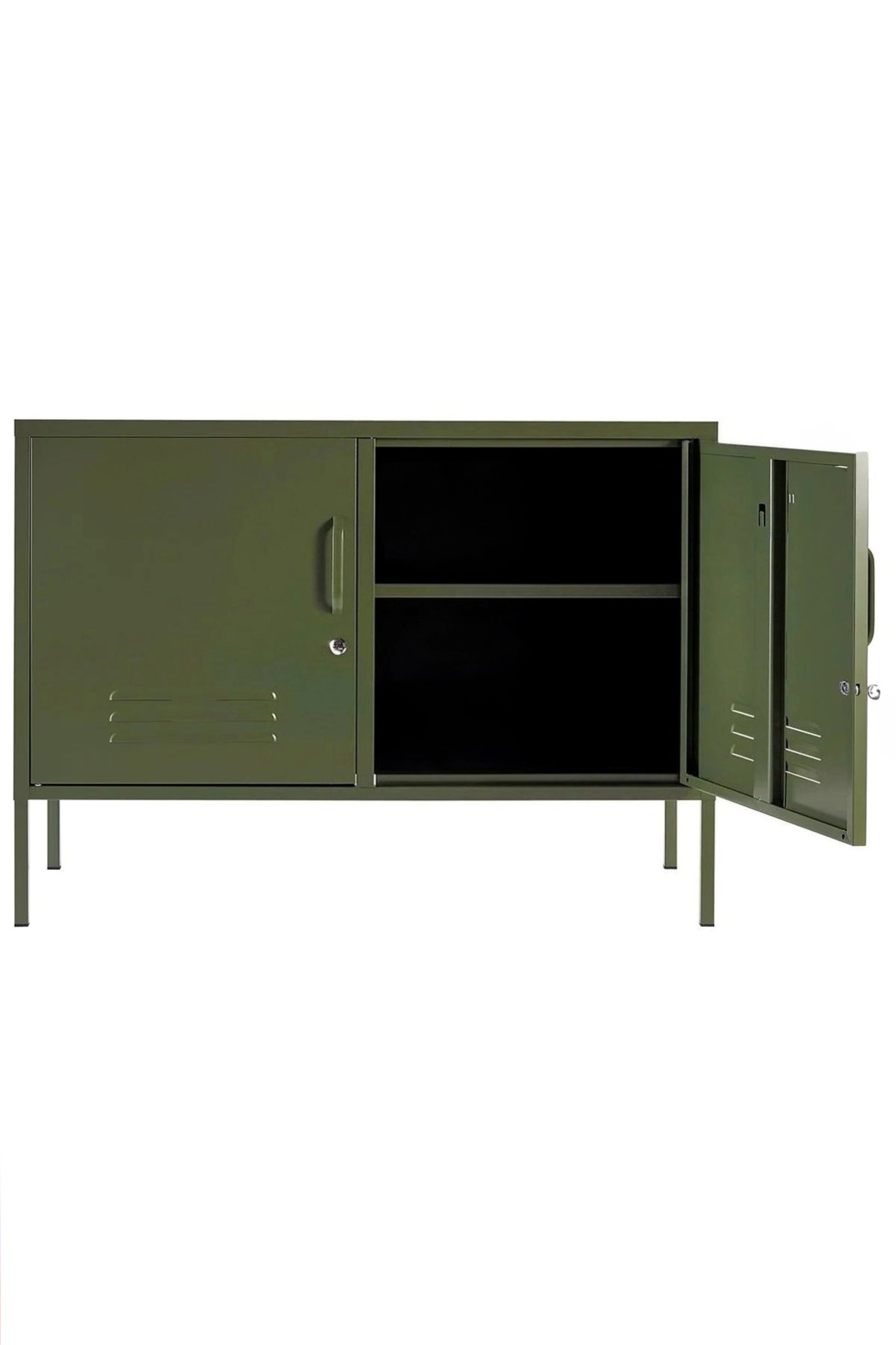 Tiny Treat in Matcha Latte - Modern Meda Cabinet - Storage Cabinet