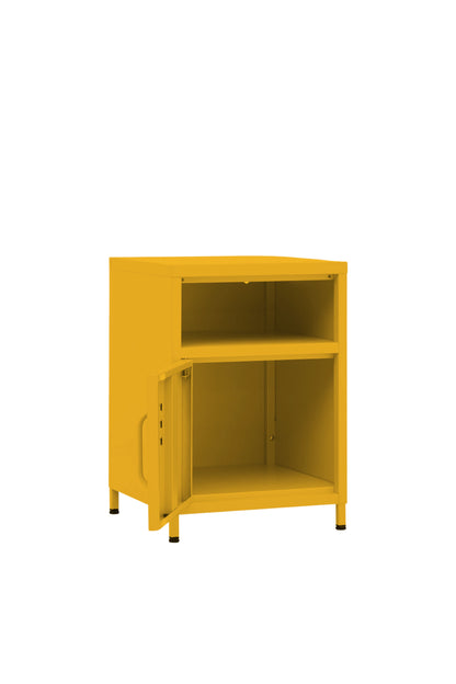Tiny Tub in Butter Salted Caramel - Modern Pedestal- Storage Cabinet - Left Door Opening