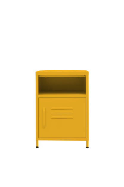 Tiny Tub in Butter Salted Caramel - Modern Pedestal- Storage Cabinet - Right Door Opening