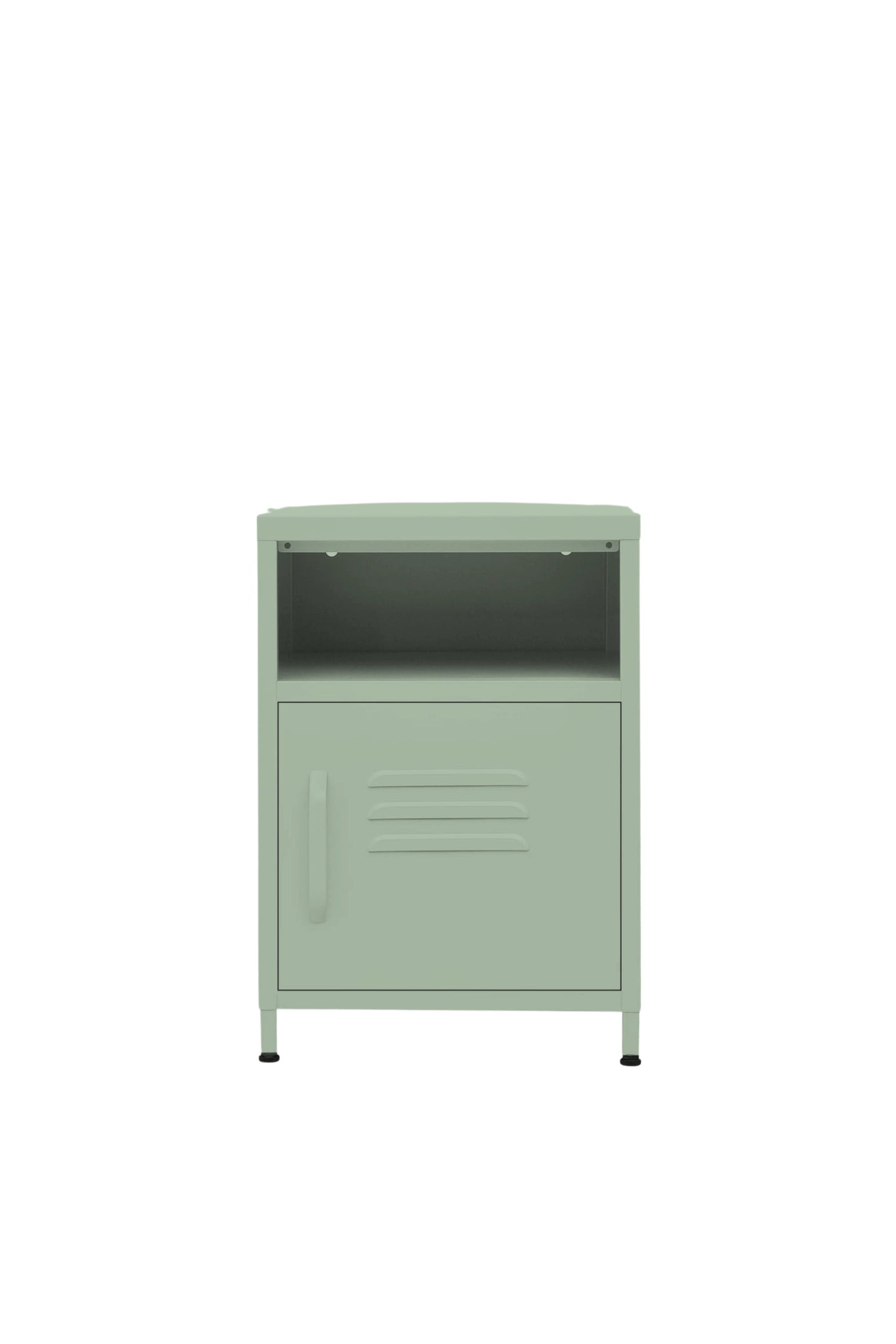 Tiny Tub in Cool Mint - Modern Pedestal- Storage Cabinet - Right Door Opening