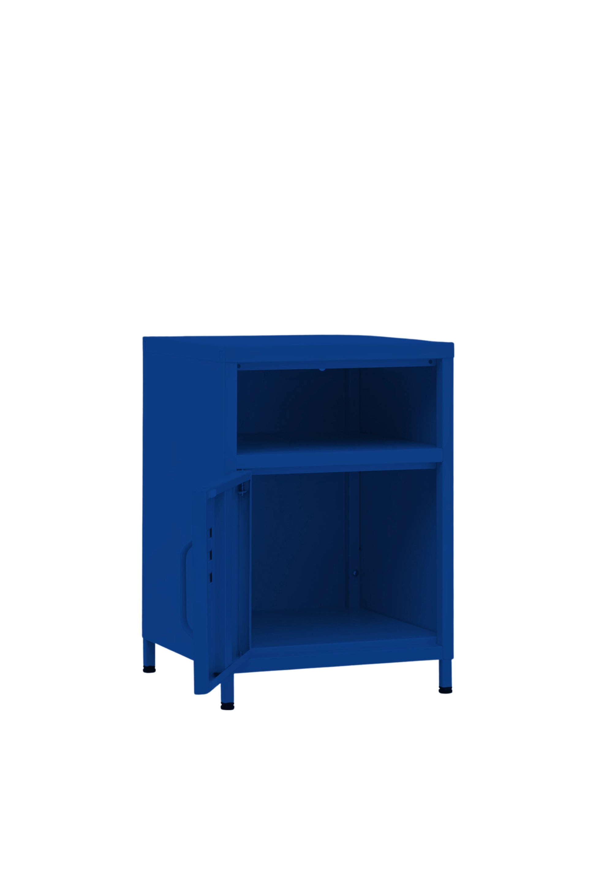 Tiny Tub in Midnight Blueberry - Modern Pedestal- Storage Cabinet - Left Door Opening