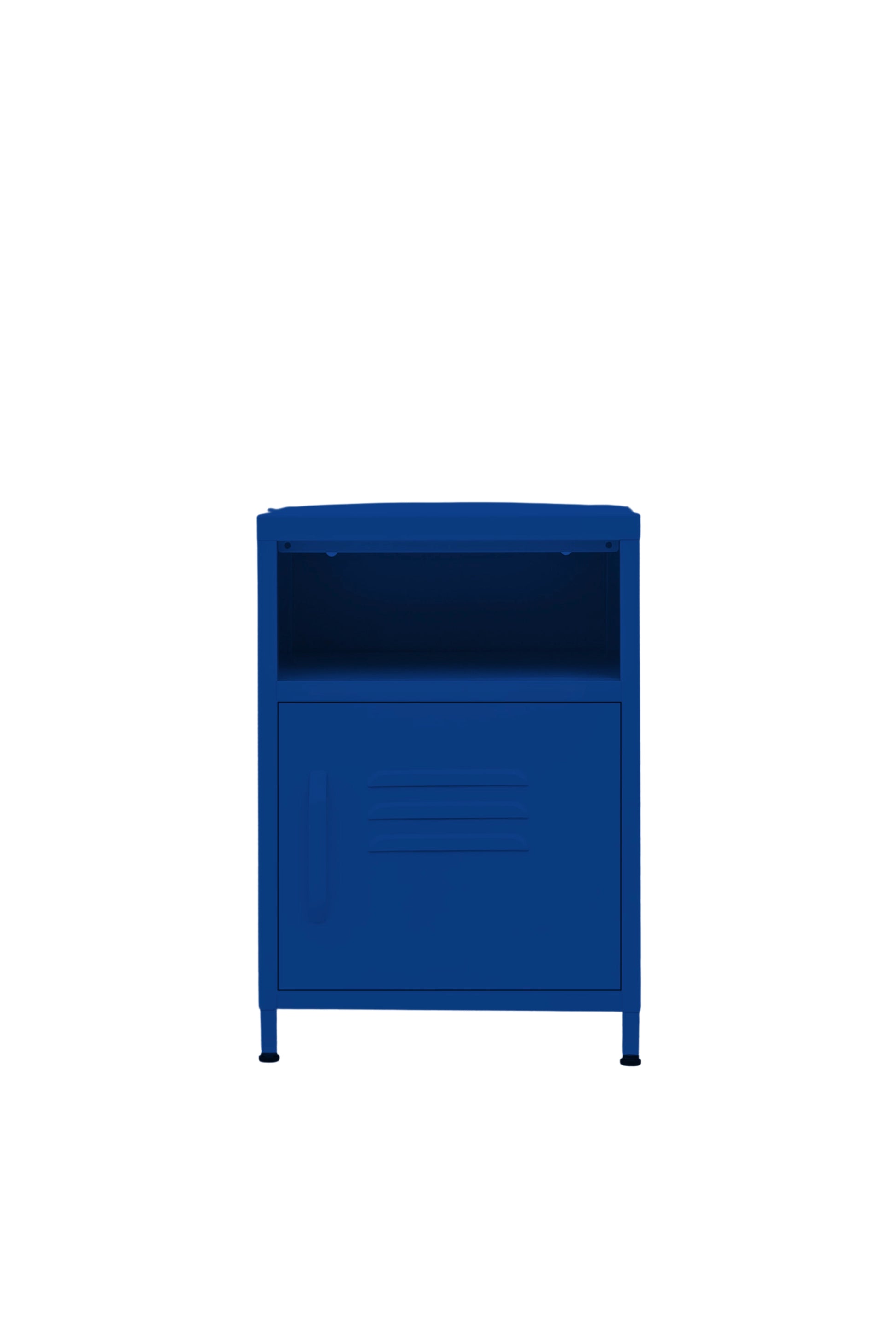 Tiny Tub in Midnight Blueberry - Modern Pedestal- Storage Cabinet - Right Door Opening