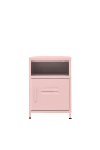 Tiny Tub in Strawberry Cupcake - Modern Pedestal- Storage Cabinet - Right Door Opening