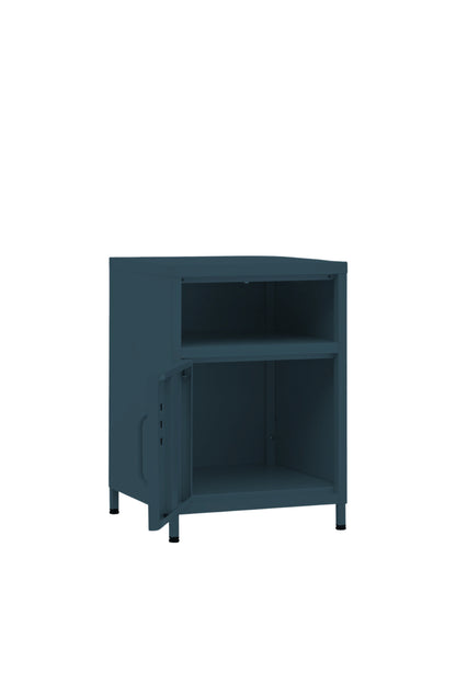 Tiny Tub in Twisted Liquorice - Modern Pedestal- Storage Cabinet - Left Door Opening